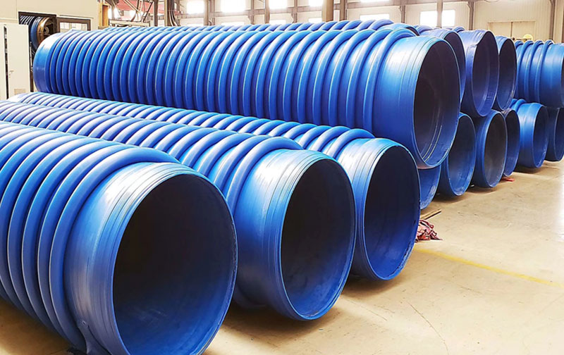 Corrugated Firber Reinforced HDPE Pipe